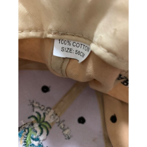 34. Baseball Cap St Maarten Kickin Back Alligator Palm Tree Embroidered Emblem - Picture 6 of 6